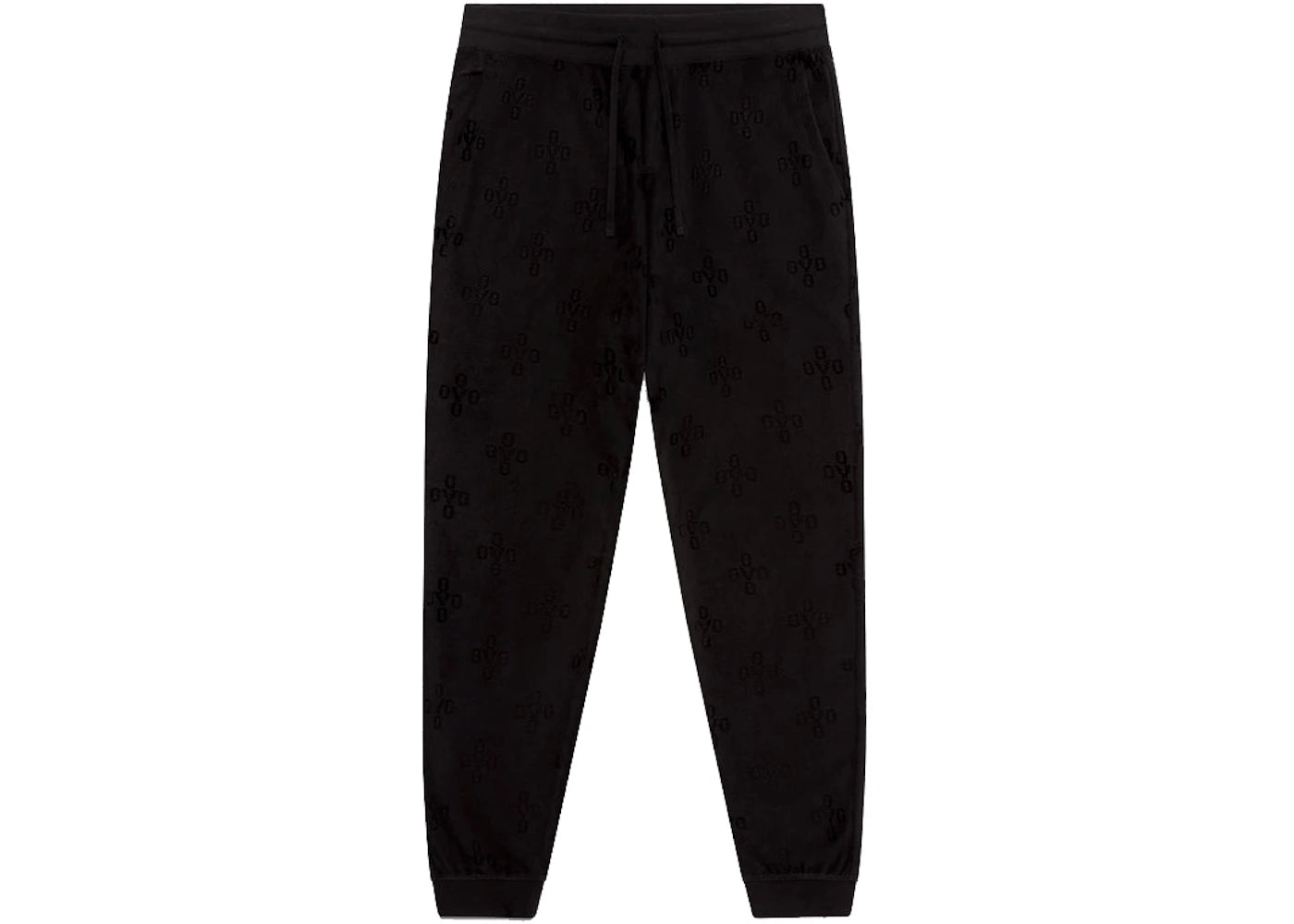 OVO Women's Monogram Terry Cloth Sweatpant Black