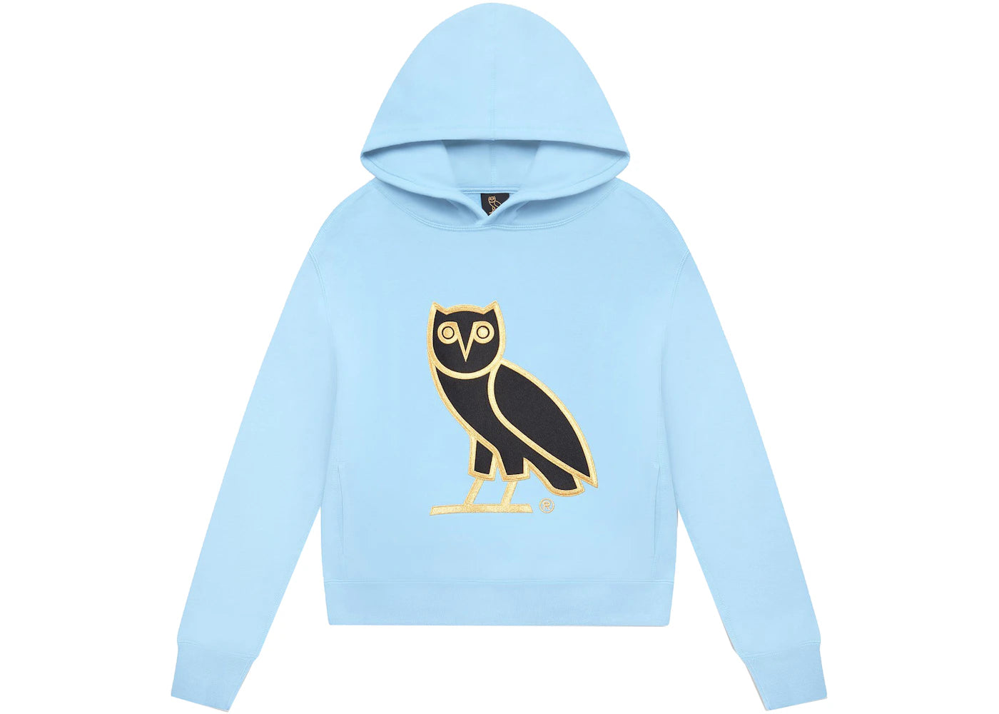 OVO Womens OG Owl Hoodie Sky Blue