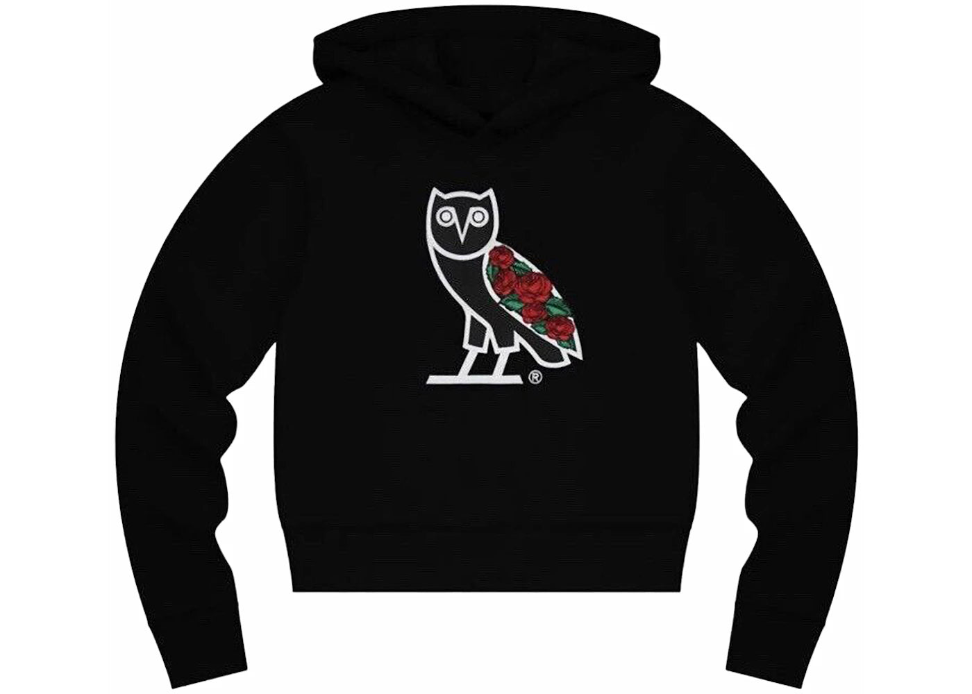 OVO Women's Sandra's Rose OG Owl Hoodie Black