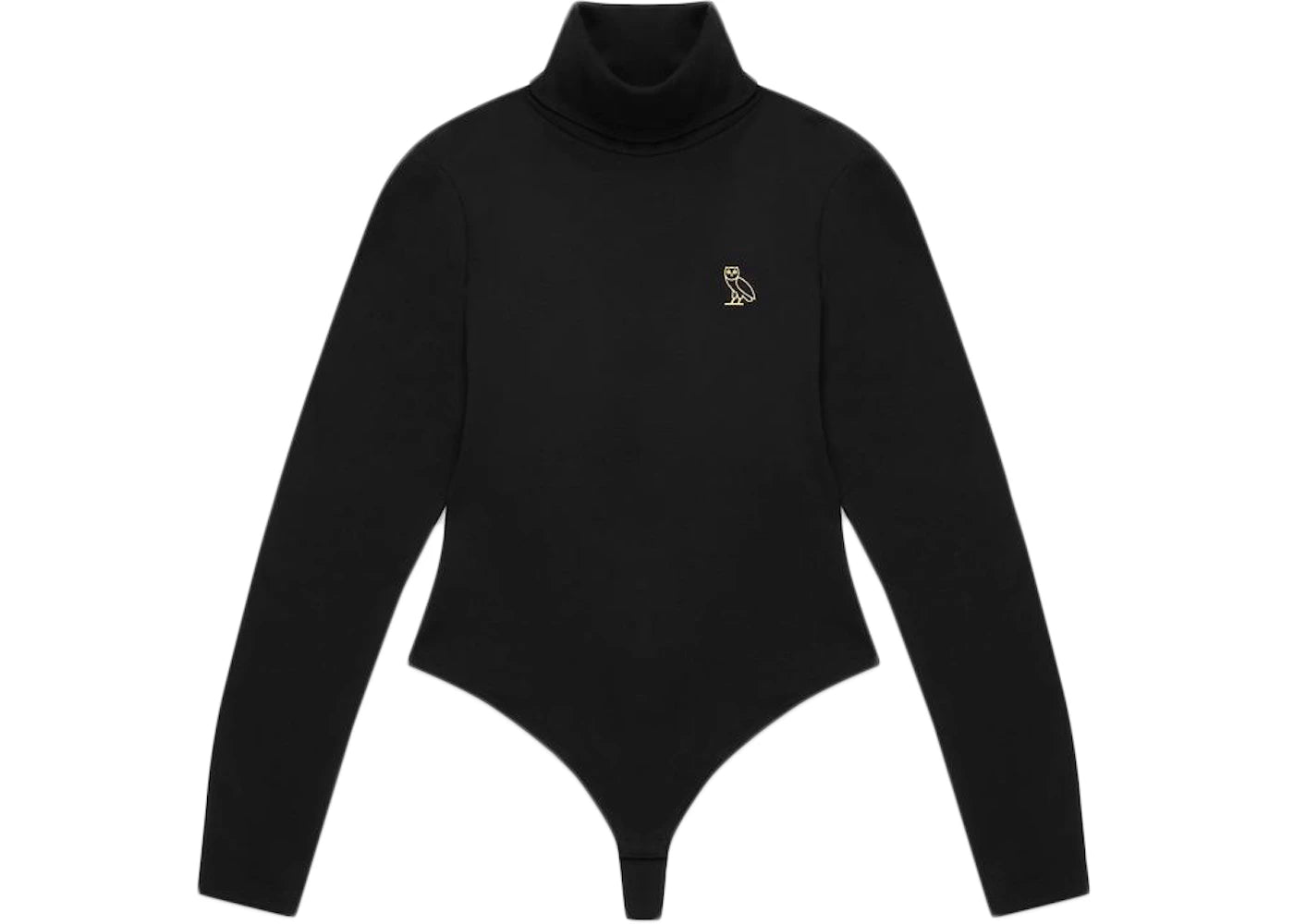 OVO Womens Turtleneck Bodysuit Black