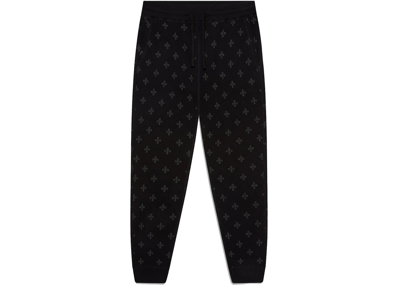 OVO Womens Waffle Lounge Pant Black