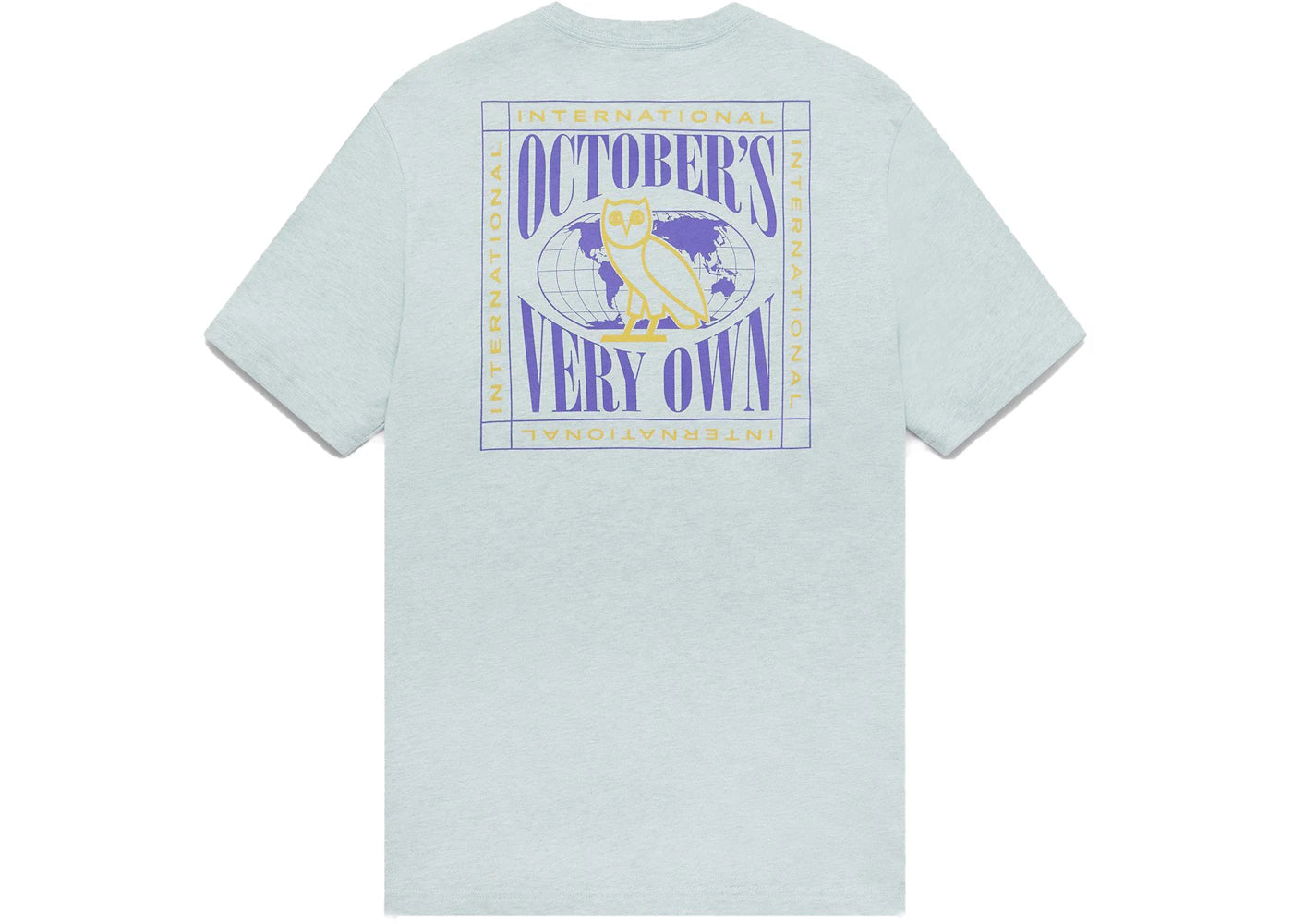 OVO World Tour Pocket T-shirt Heather Slate