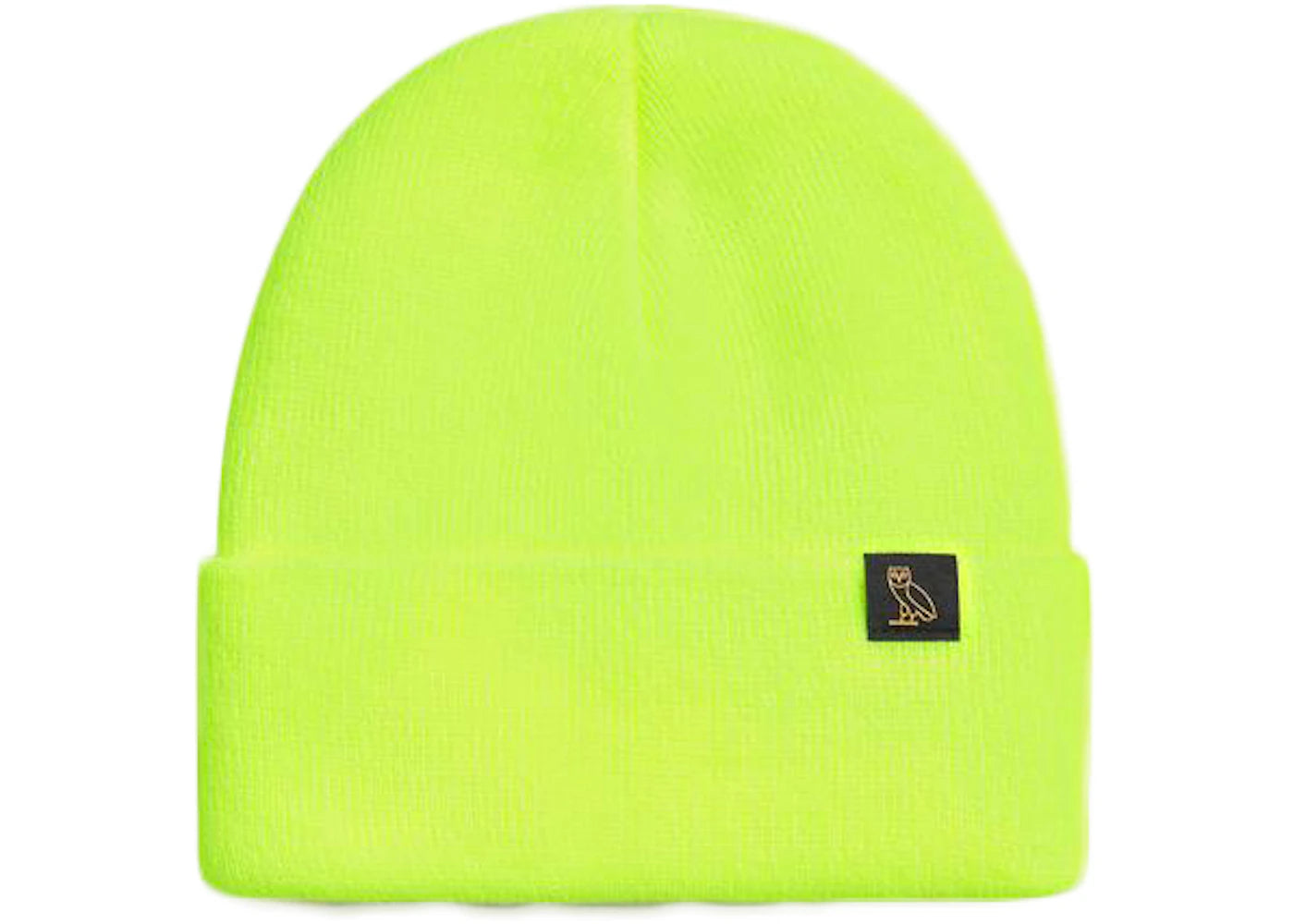 OVO Woven Label Beanie Lime