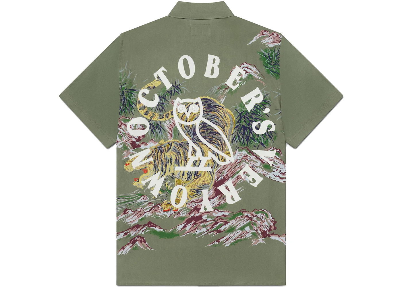 OVO X Avanti Silk Shirt Olive