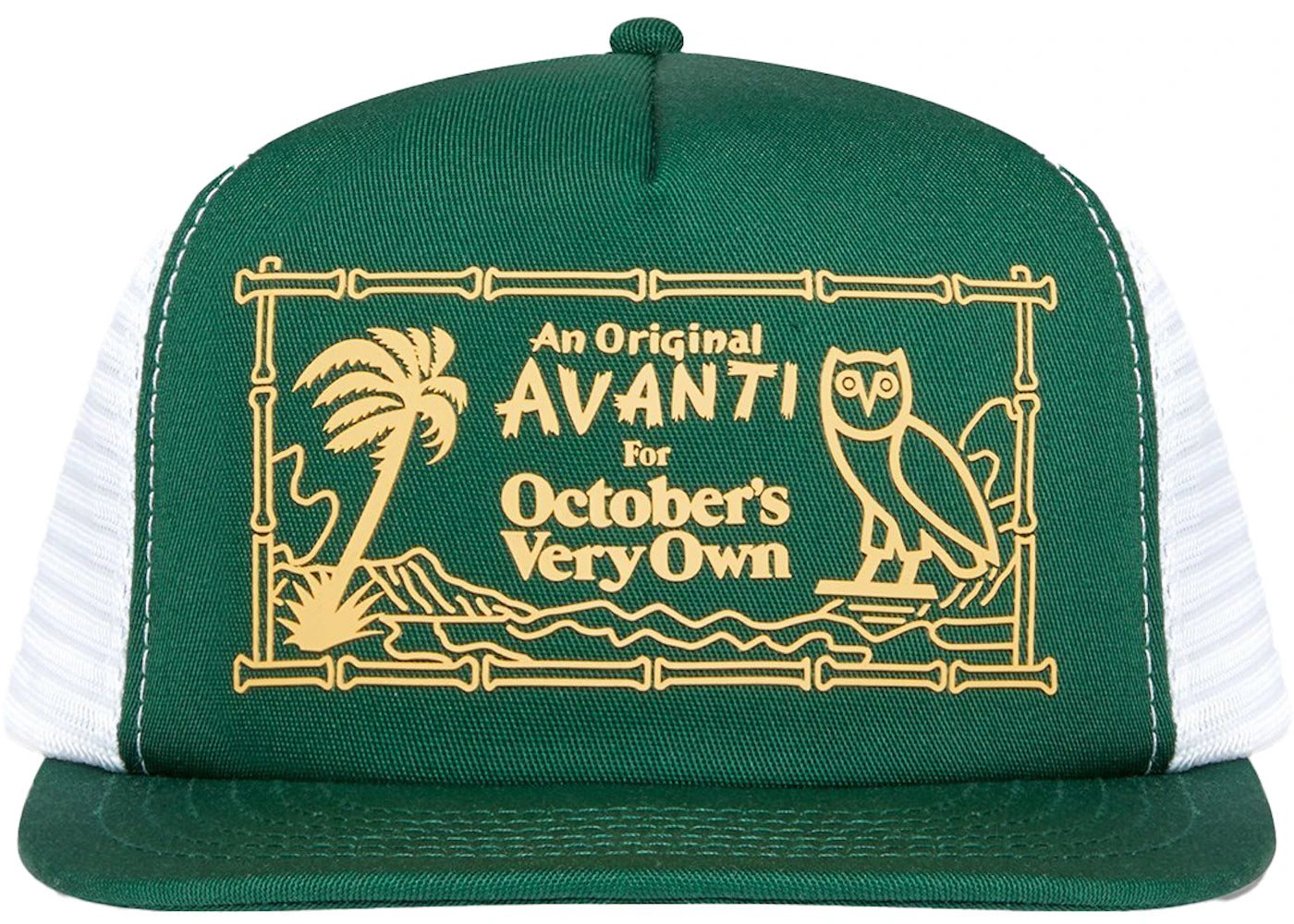 OVO X Avanti Trucker Hat Green