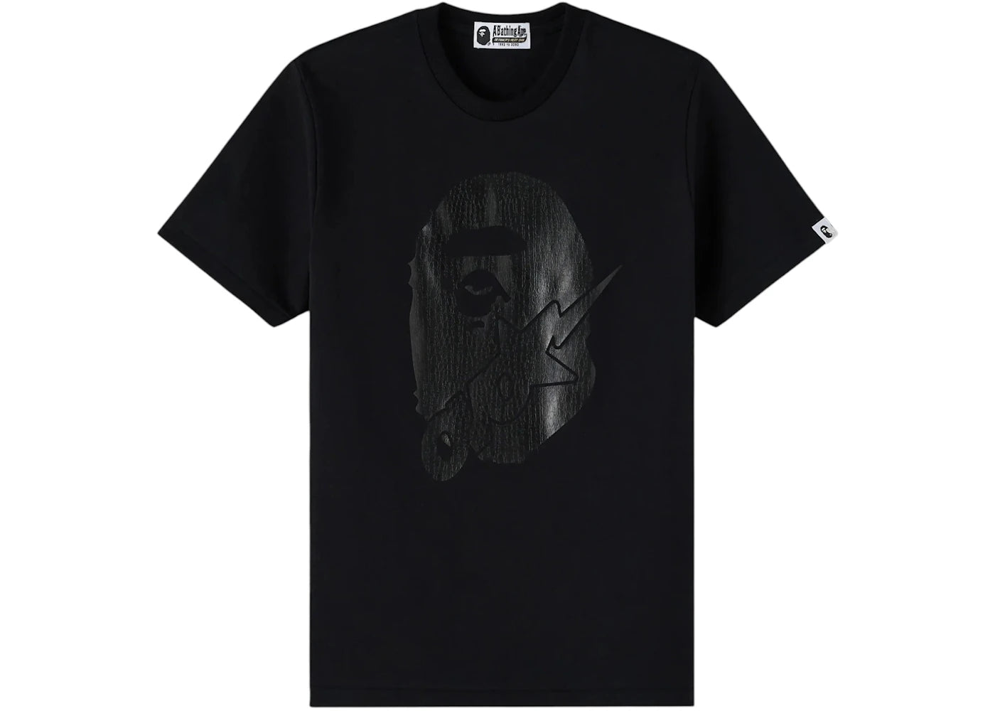 OVO x BAPE-STA Crocodile Print Tee Black