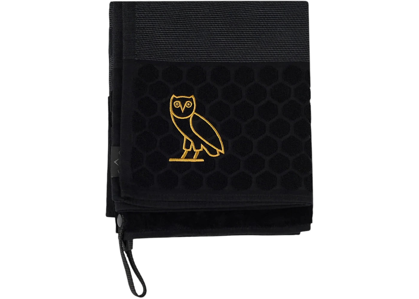 OVO x Callaway Embroidered Logo Tour Golf Towel Black