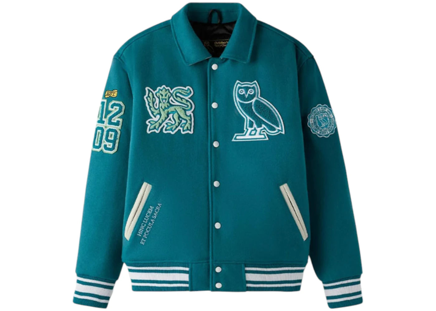 OVO x Cambridge Campus Varsity Jacket Blue