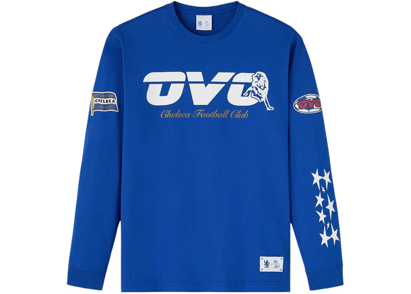 OVO x Chelsea FC Long-Sleeve T-Shirt Blue