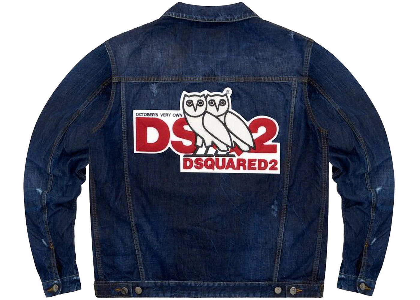 OVO x DSquared Denim Trucker Jacket Blue