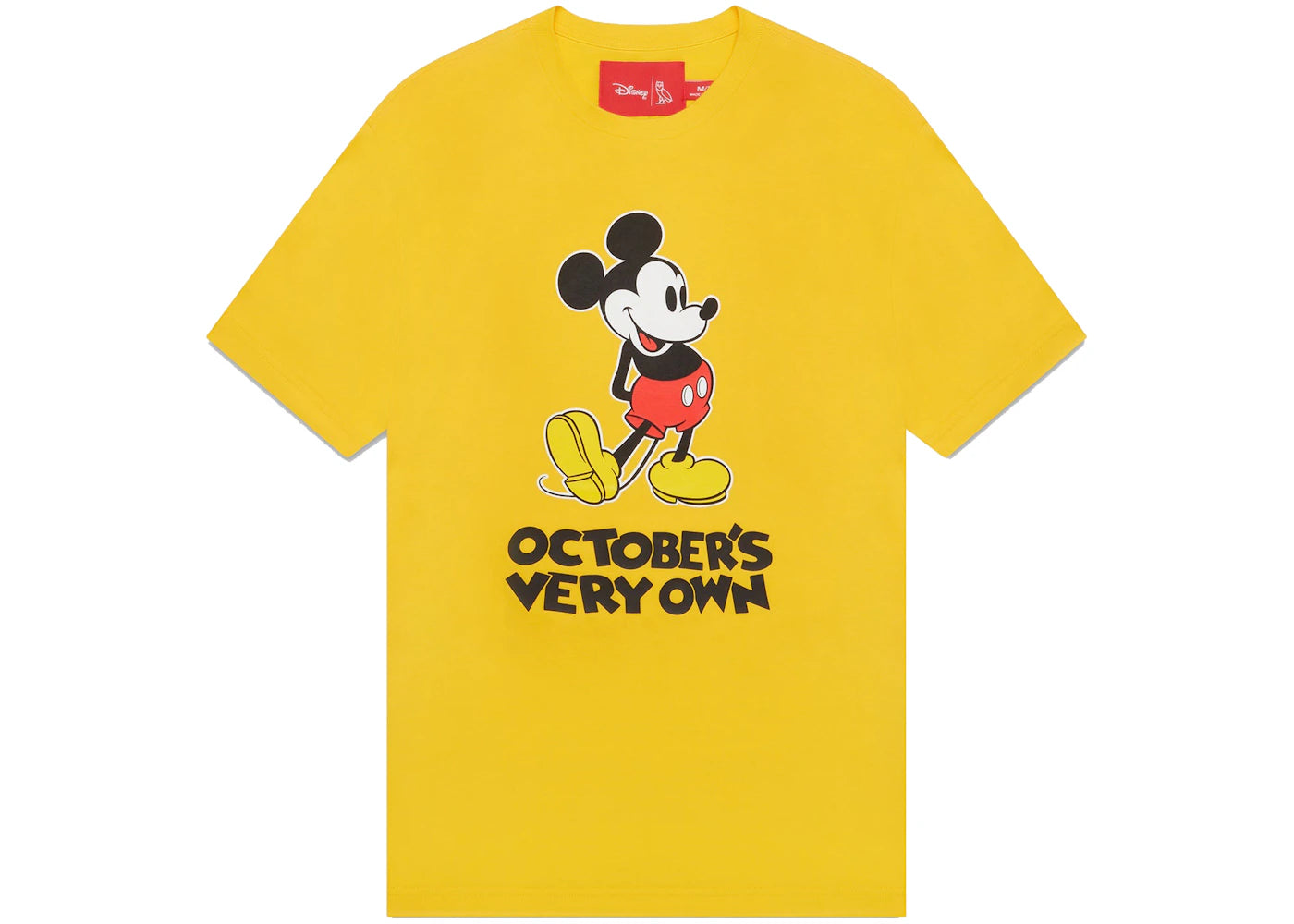 OVO x Disney Classic Mickey T-shirt Yellow