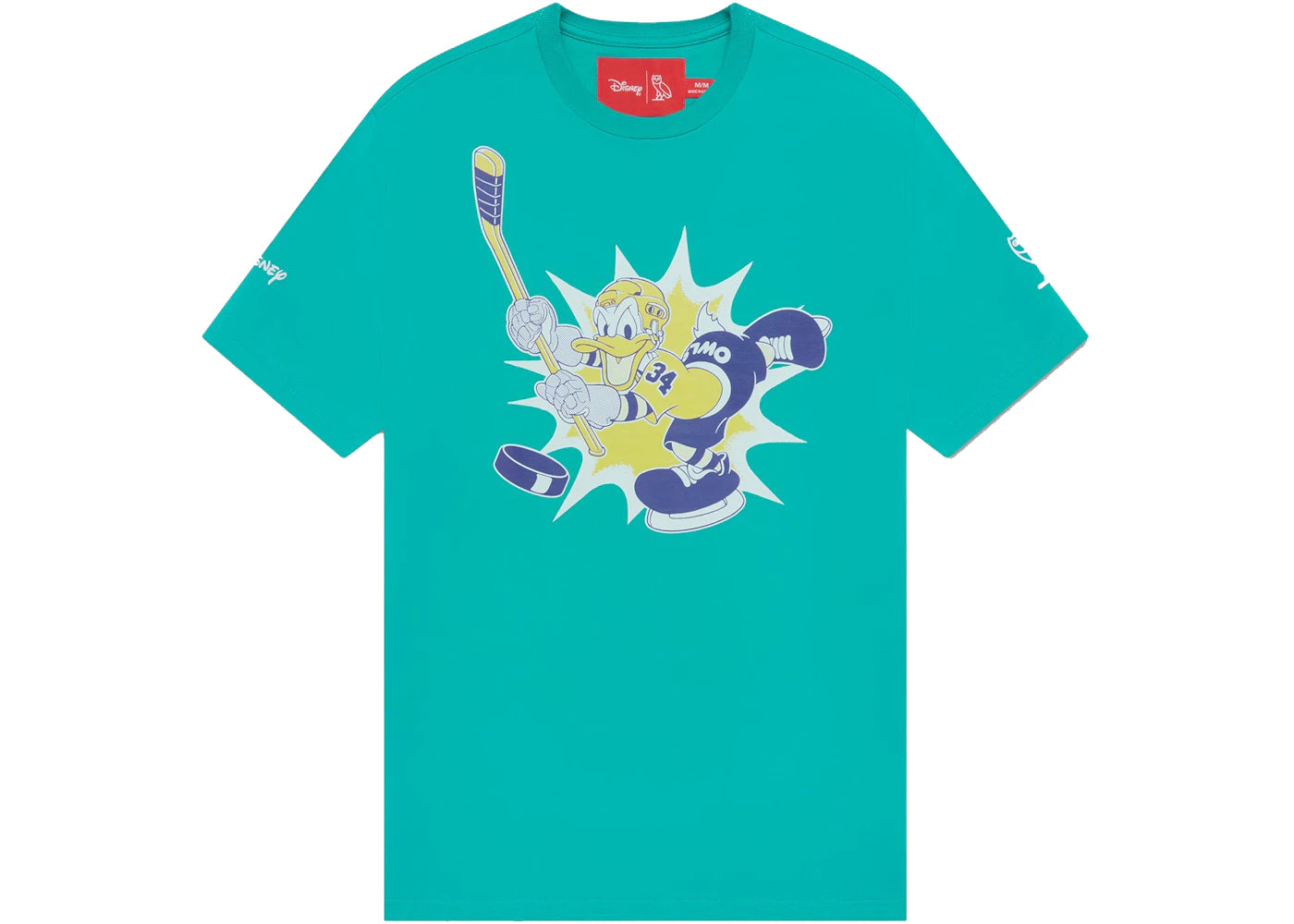 OVO x Disney Donald "OWLS" T-shirt Turquoise