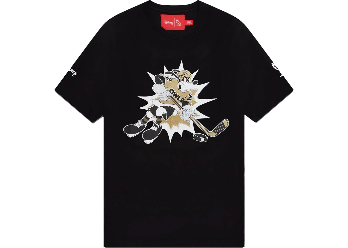 OVO x Disney Goofy "OWLS" T-shirt Black