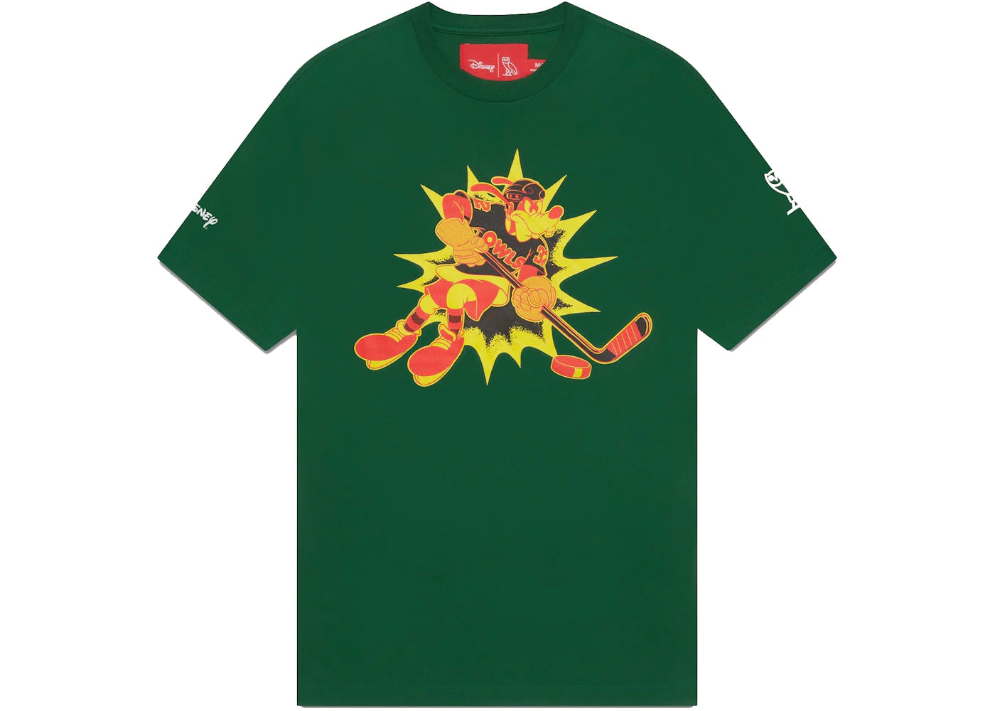 OVO x Disney Goofy "OWLS" T-shirt Green