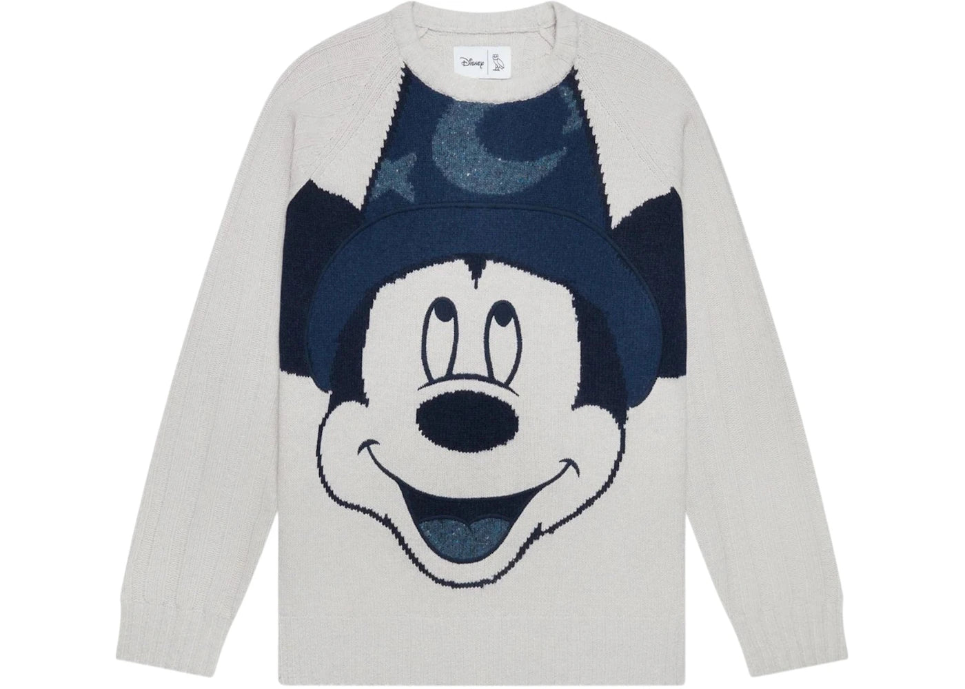 OVO x Disney Mickey Fantasia Intarsia Sweater Heather Grey