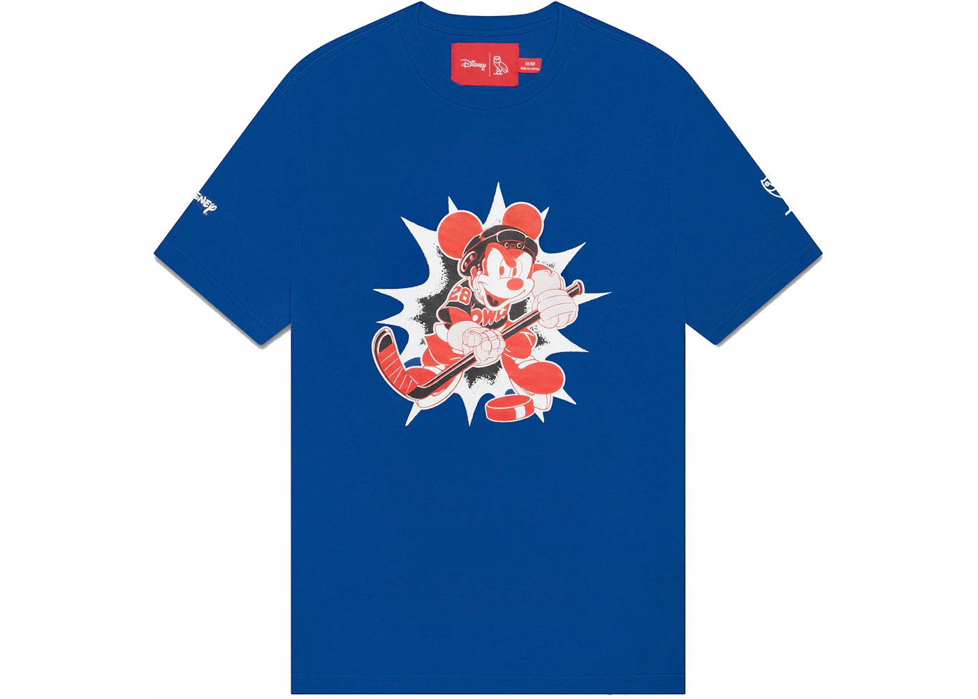 OVO x Disney Mickey "OWLS" T-shirt Royal Blue