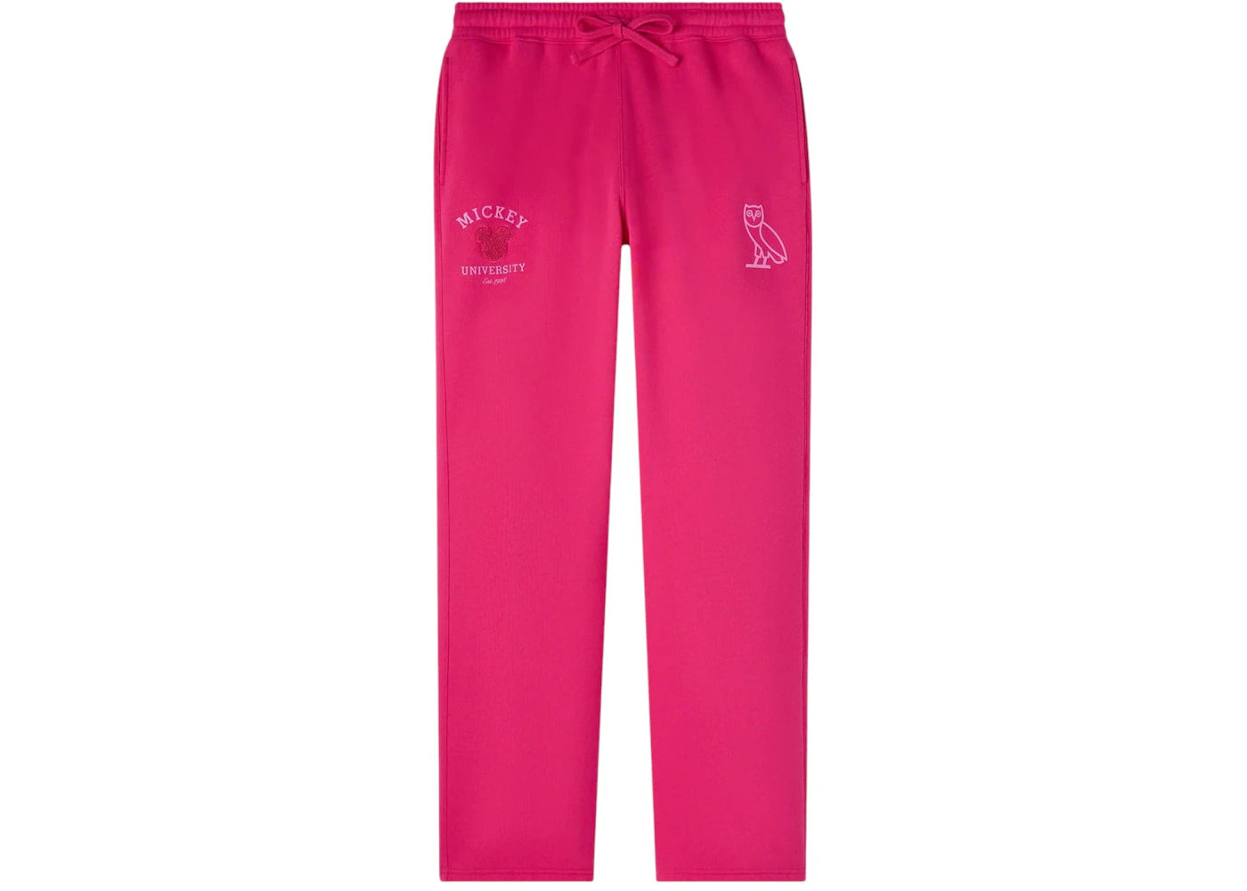 OVO x Disney Valentine's Collegiate Open-Hem Sweatpant Fuchsia