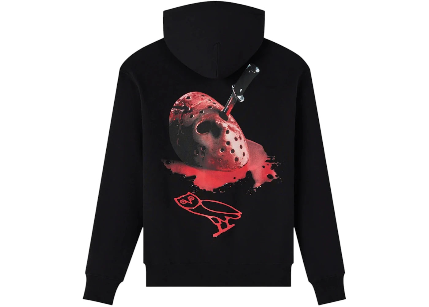 OVO x Friday The 13th Mask Hoodie Black