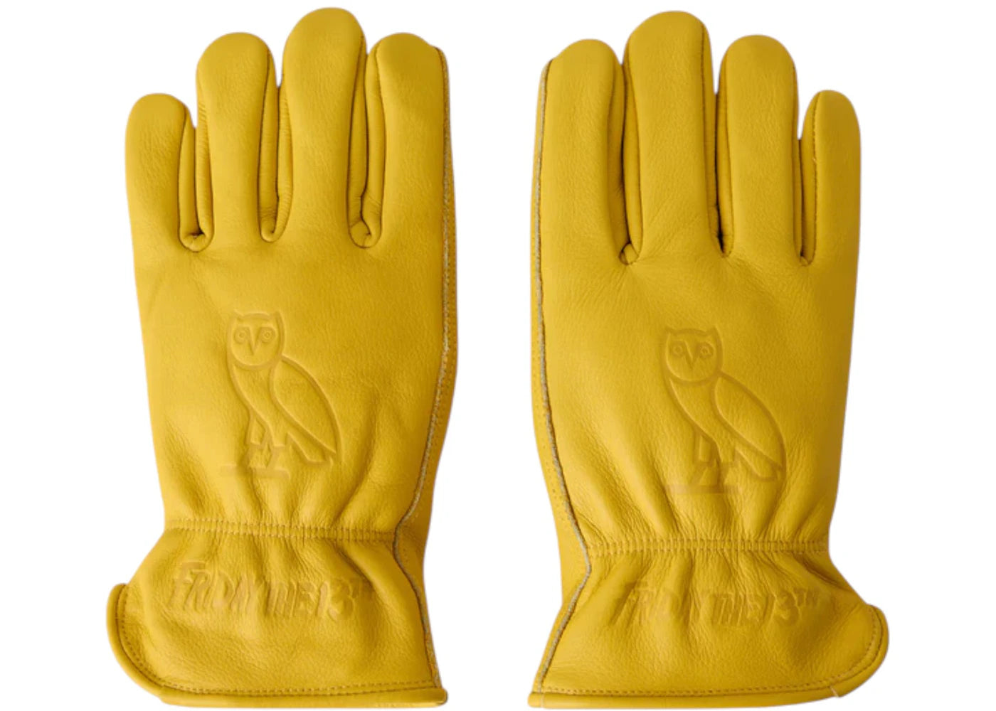 OVO x Friday The 13th Work Gloves Yellow