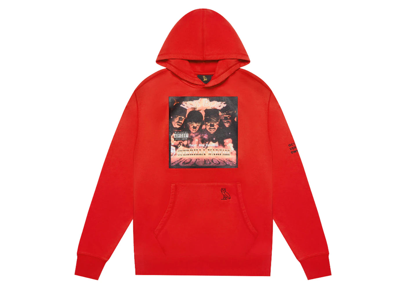 OVO x Hot Boys Hoodie Red