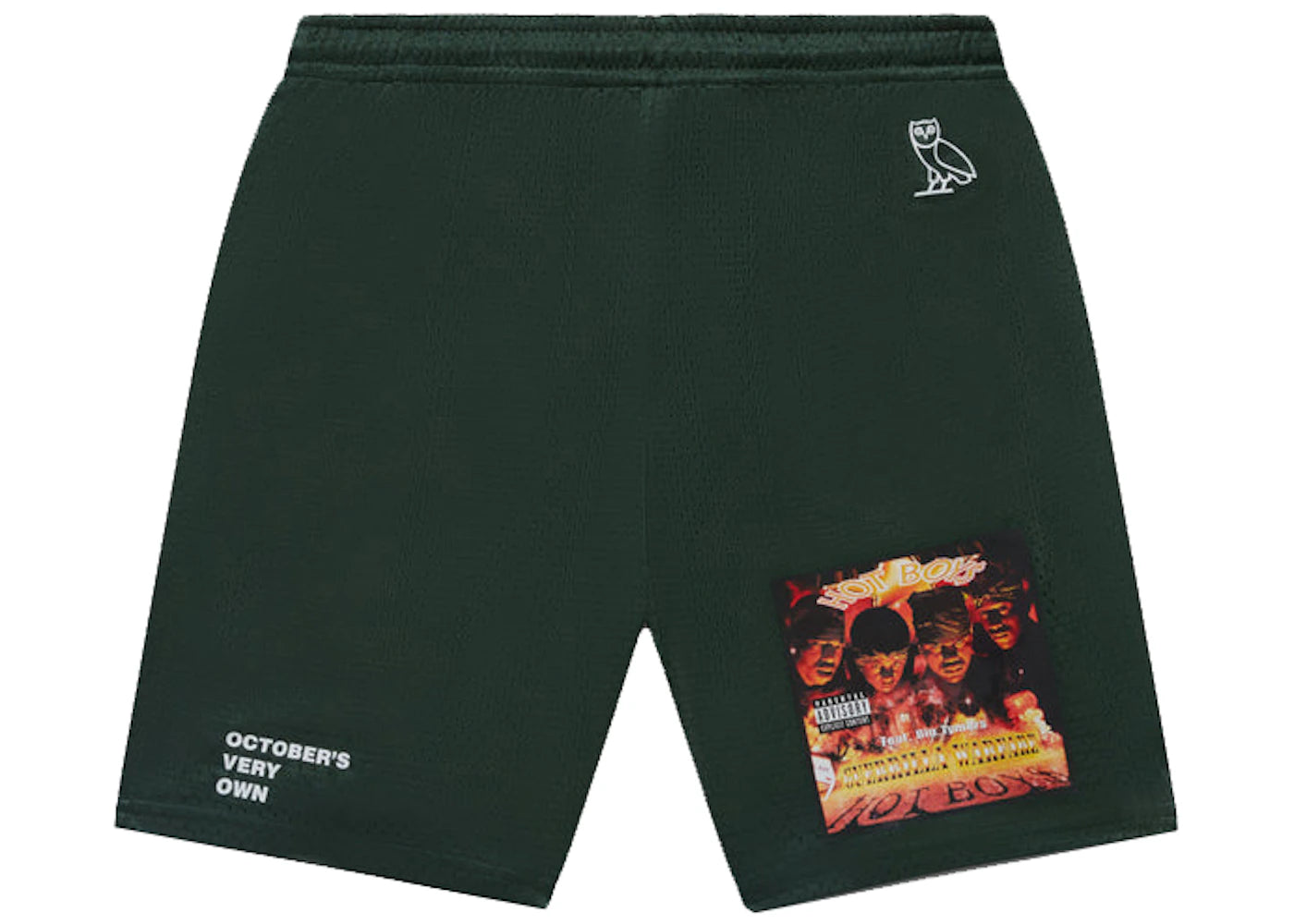 OVO x Hot Boys Mesh Short Green