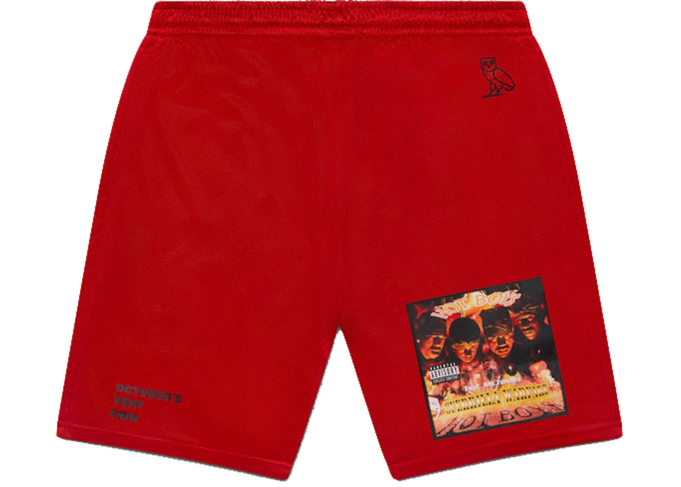 OVO x Hot Boys Mesh Short Red