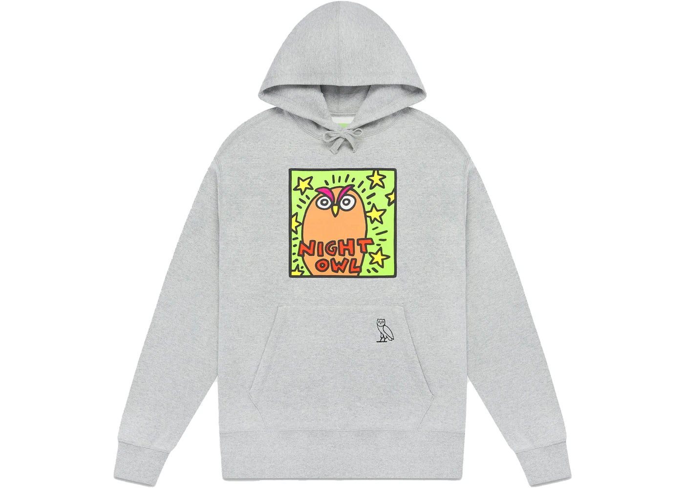 OVO x Keith Haring Hoodie Heather Grey