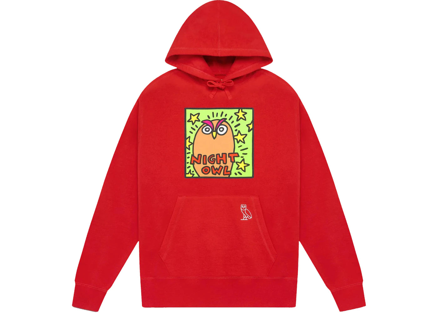 OVO x Keith Haring Hoodie Red