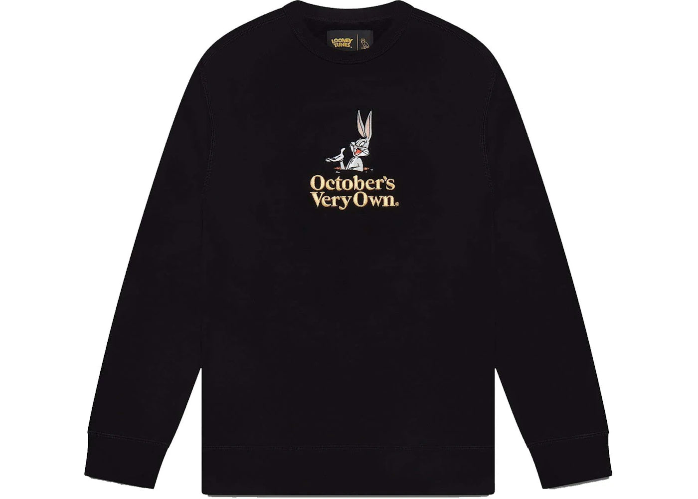 OVO x Looney Tunes Bugs Bunny Crewneck Black