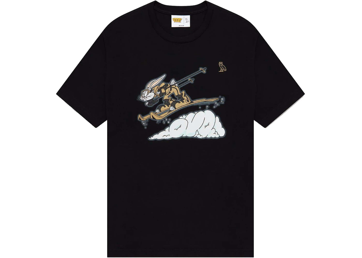 OVO x Looney Tunes Bugs Bunny Ski T-Shirt Black