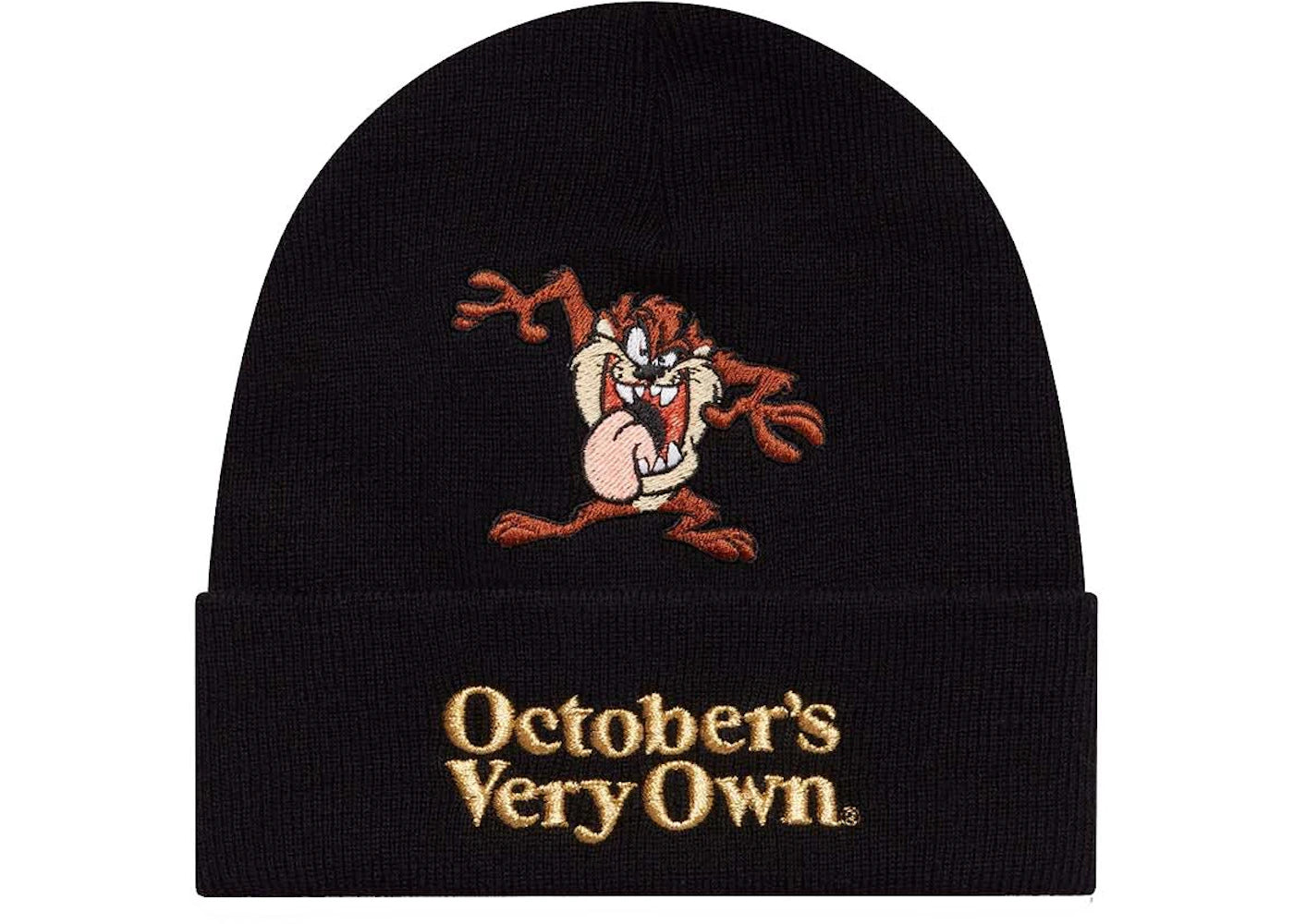 OVO x Looney Tunes Tasmanian Devil Beanie Black