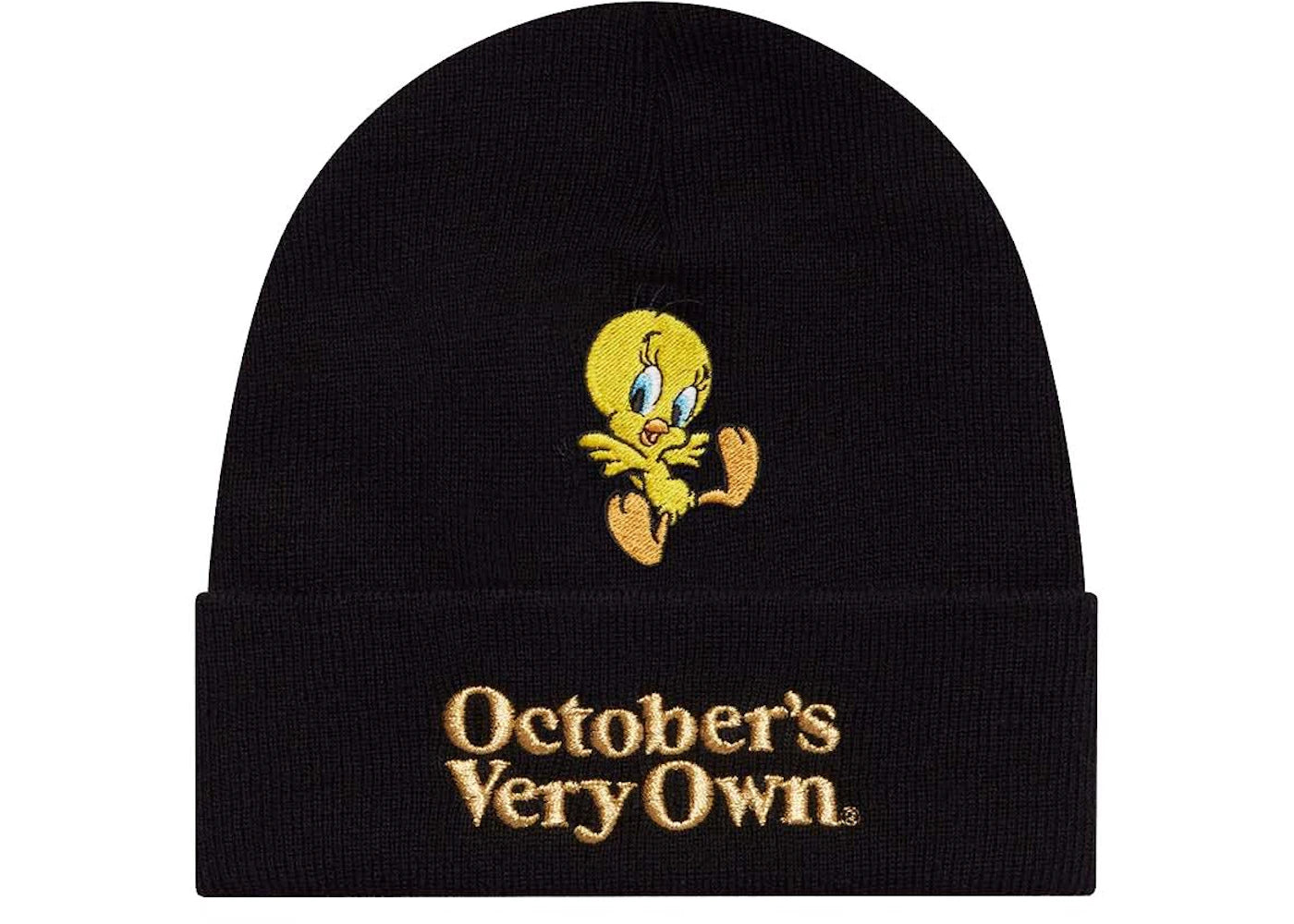 OVO x Looney Tunes Tweety Bird Beanie Black