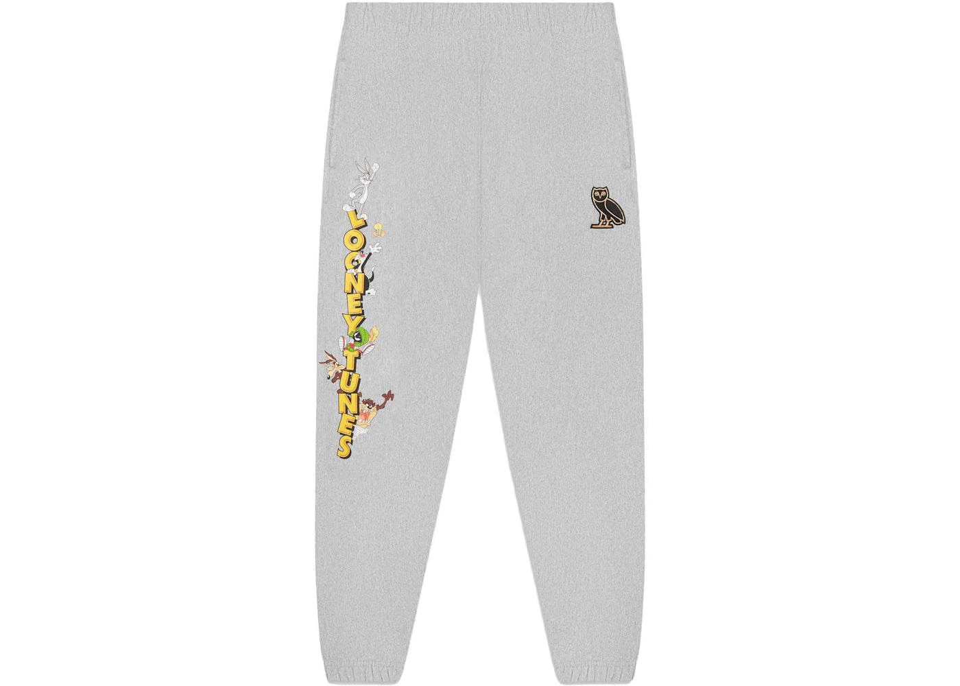 OVO x Looney Tunes Wordmark Sweatpant Heather Grey