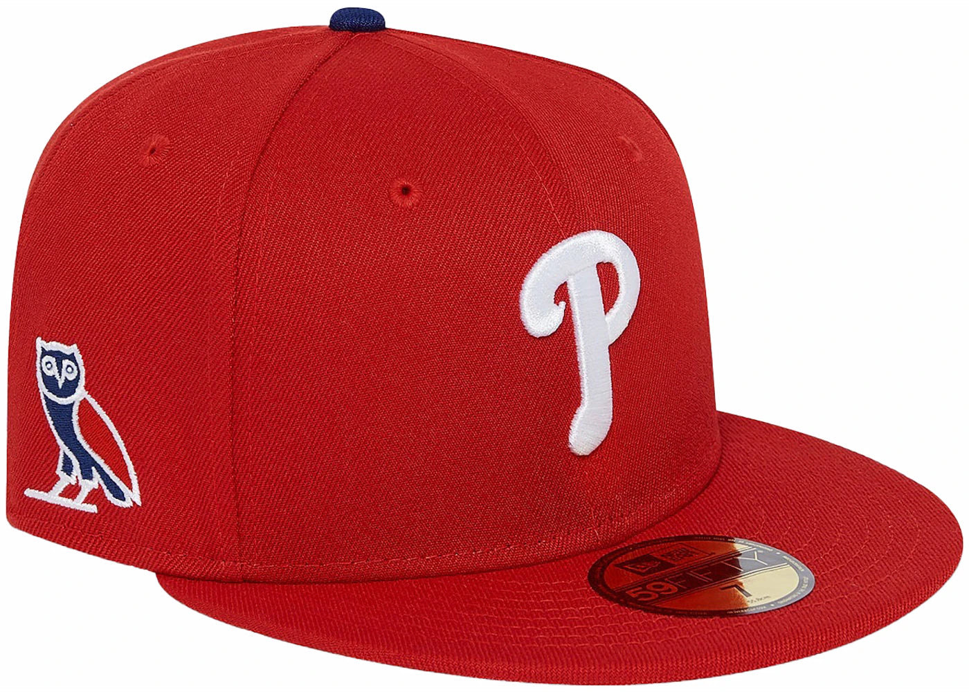 OVO x MLB Philadelphia Phillies New Era Hat Red