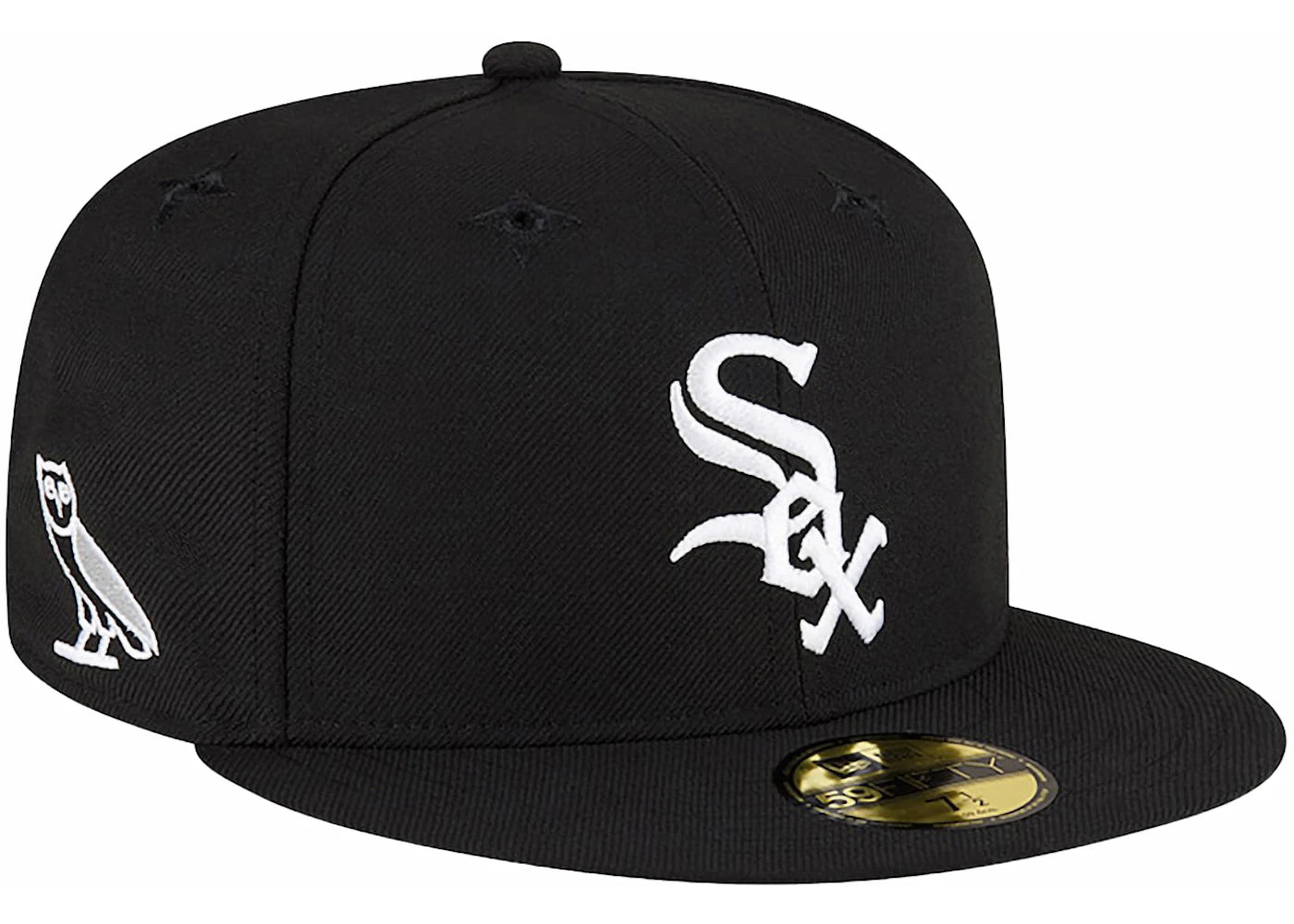 OVO x MLB White Sox New Era Hat Black