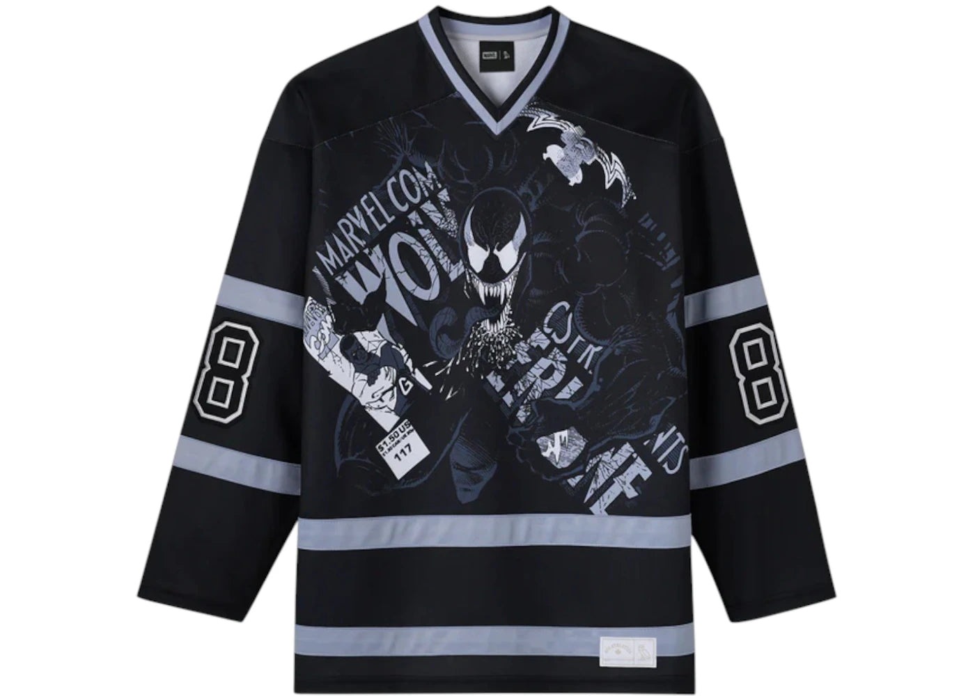 OVO x Marvel Venom Hockey Jersey Black