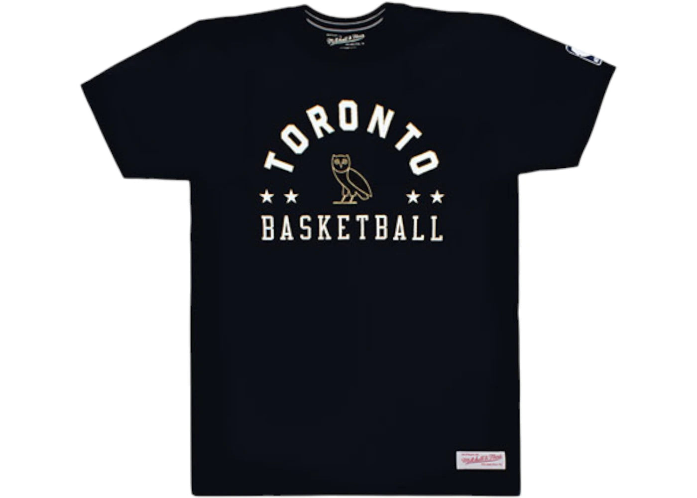 OVO x Mitchell & Ness Raptors Toronto Basketball T-shirt Black