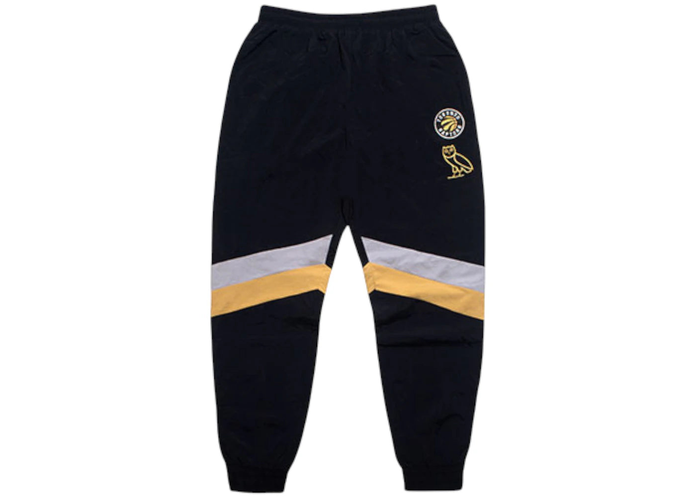 OVO x Mitchell & Ness Raptors Warm Up Woven Sweatpants Black