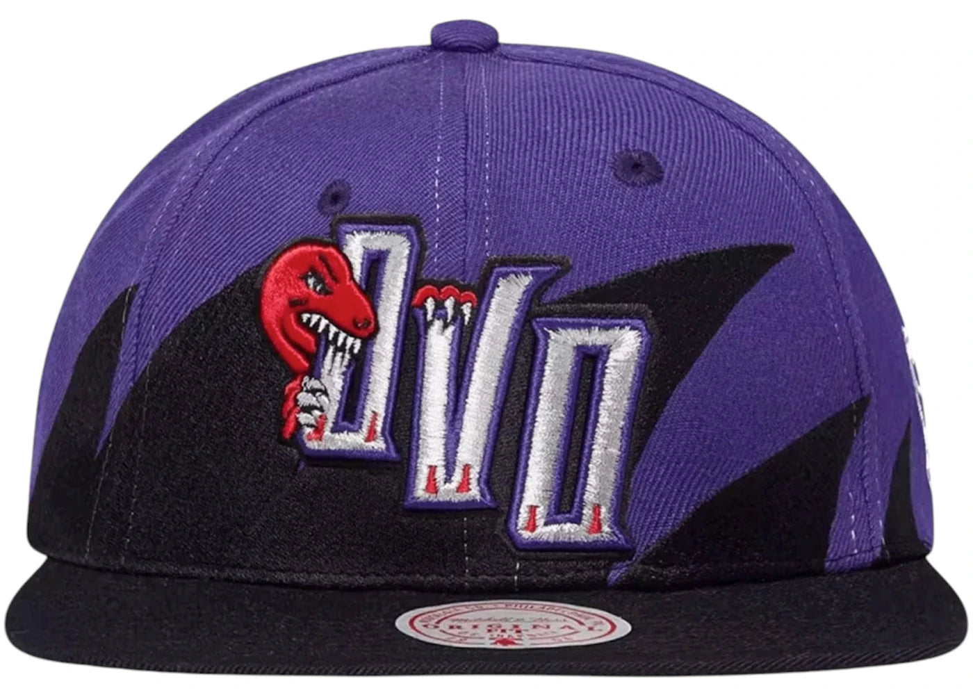 OVO x Mitchell & Ness Toronto Raptors ‘95 Draft Day Snapback Hat Black/Purple