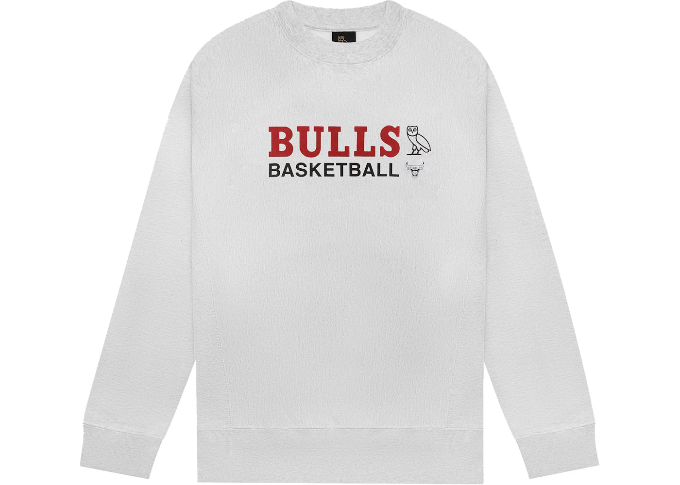 OVO x NBA Bulls Crewneck Heather Grey