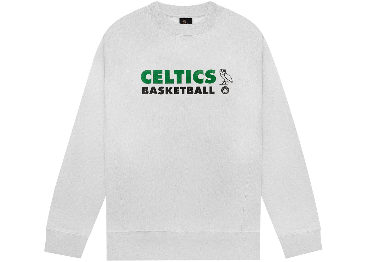 OVO x NBA Celtics Crewneck Heather Grey