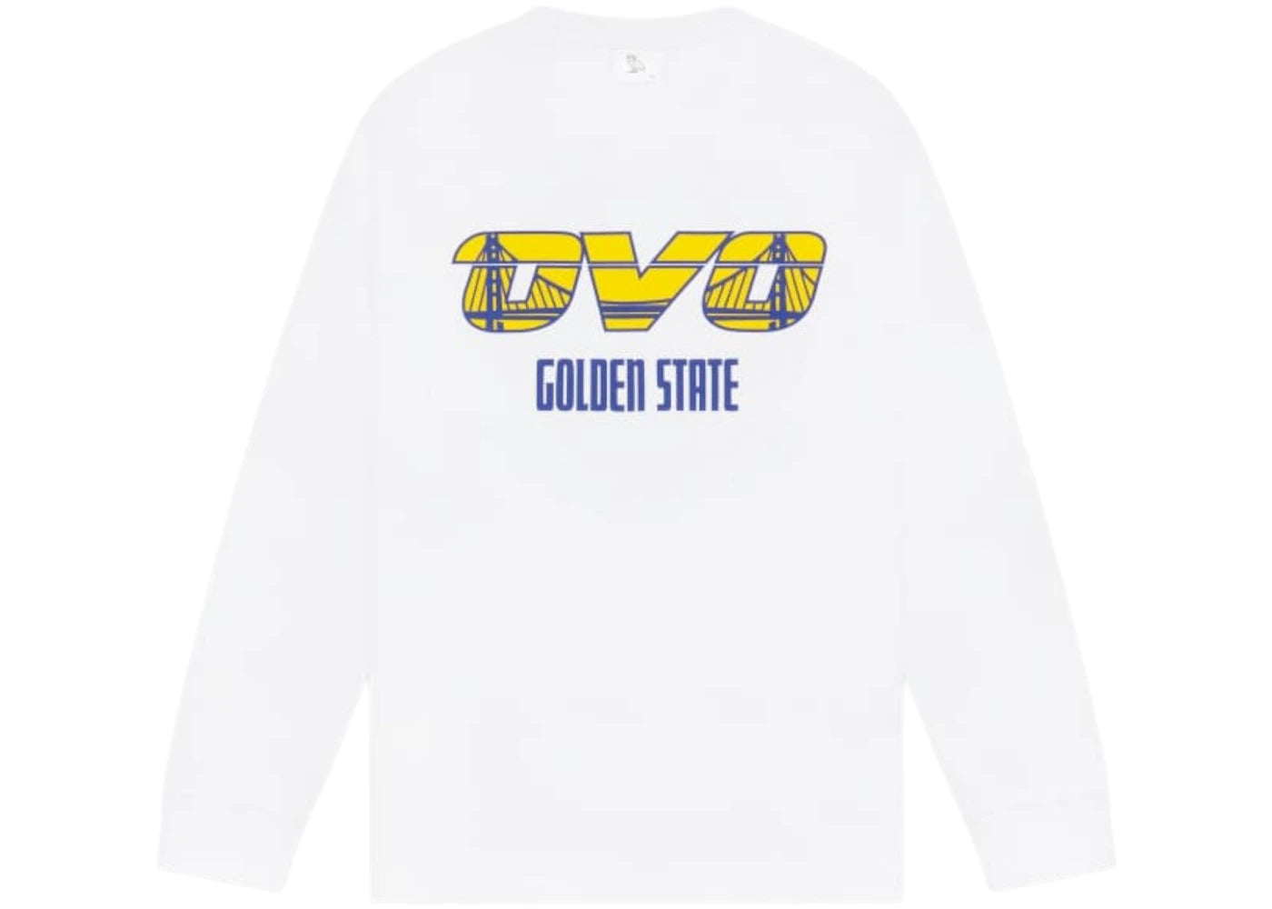 OVO x NBA Golden State Warriors Longsleeve T-Shirt White
