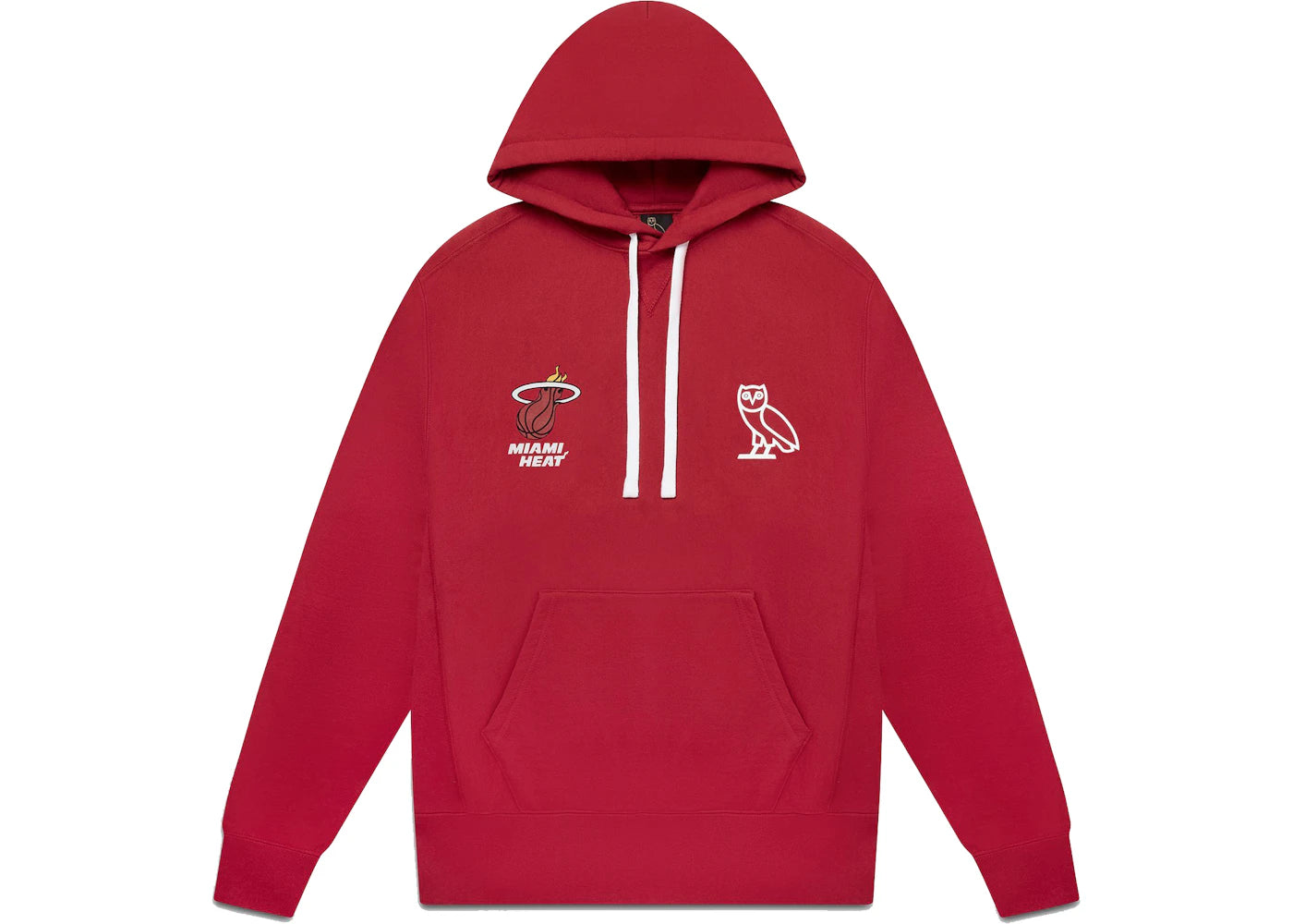 OVO x NBA Heat Hoodie Red