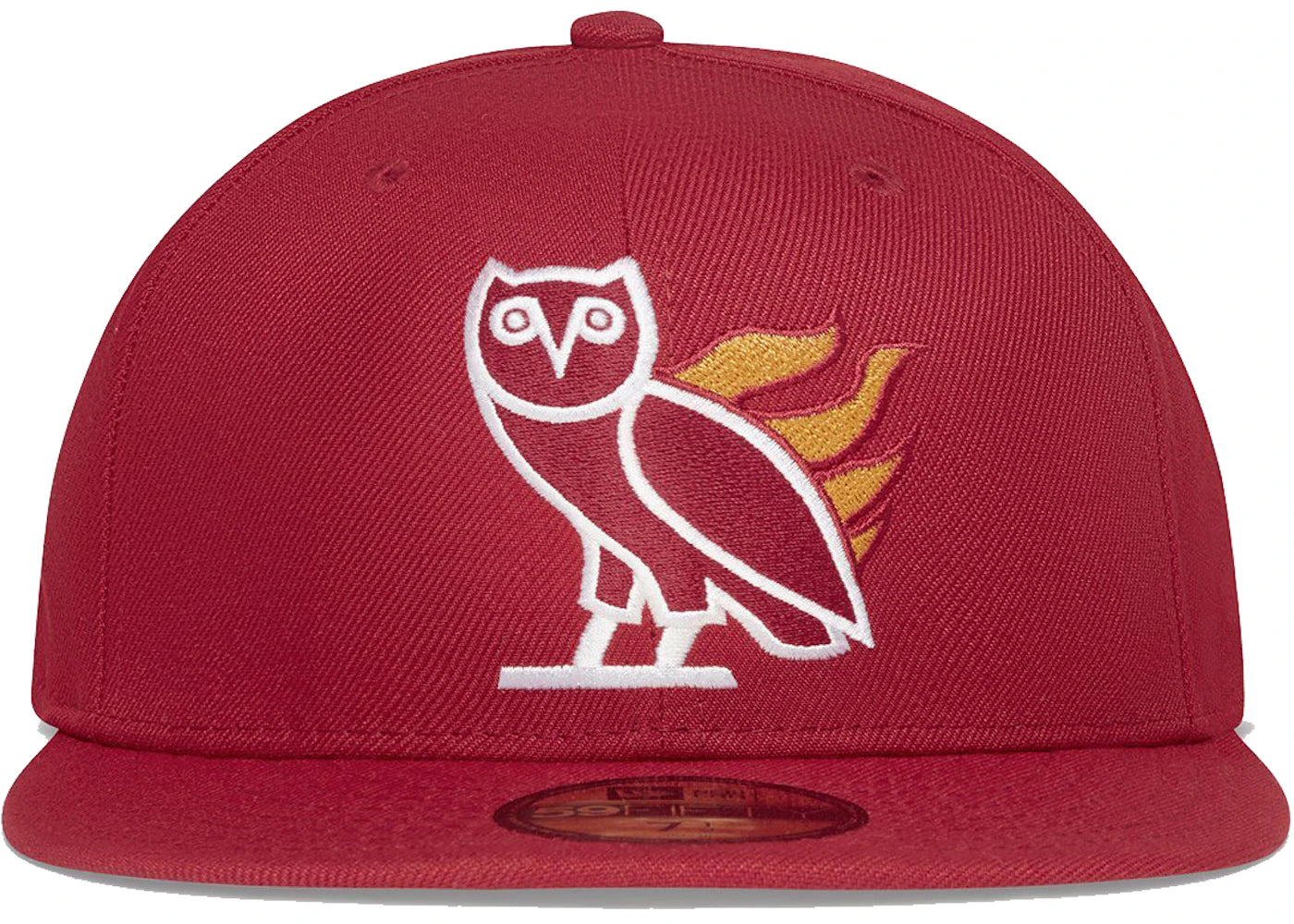 OVO x NBA Heat New Era 59Fifty Fitted Hat Red