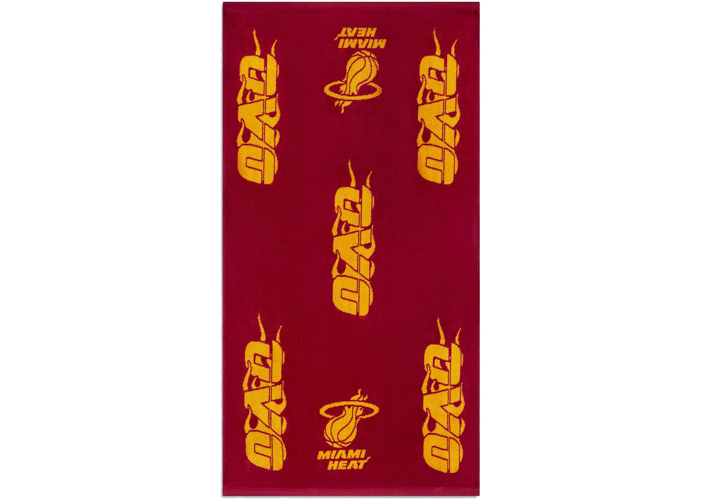 OVO x NBA Heat Sideline Towel Red