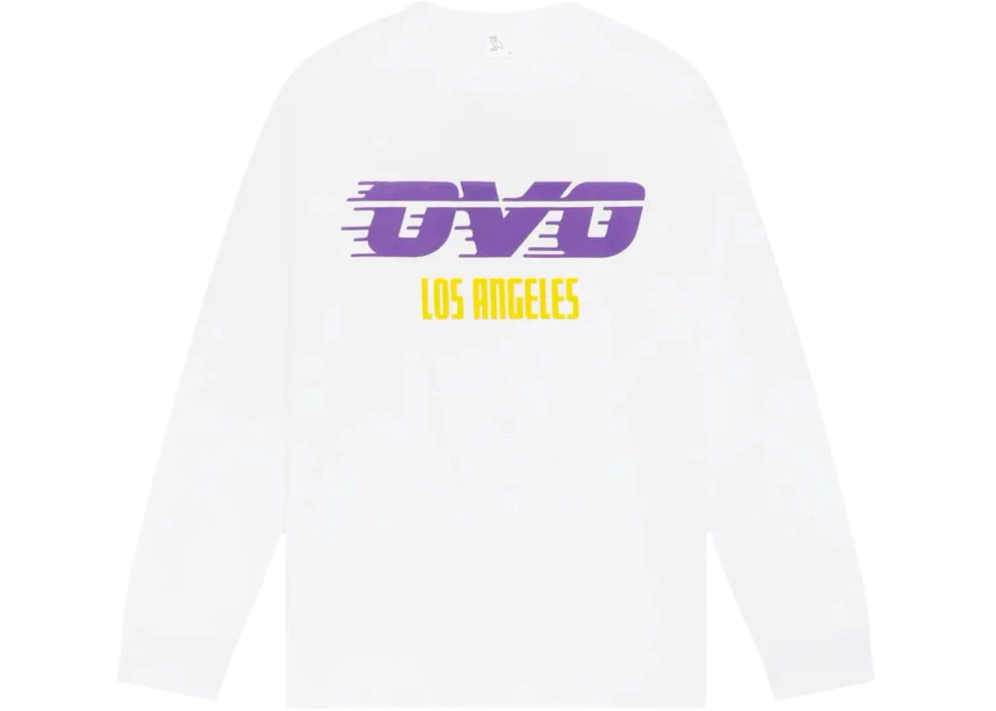 OVO x NBA LA Lakers Longlseeve T-shirt White
