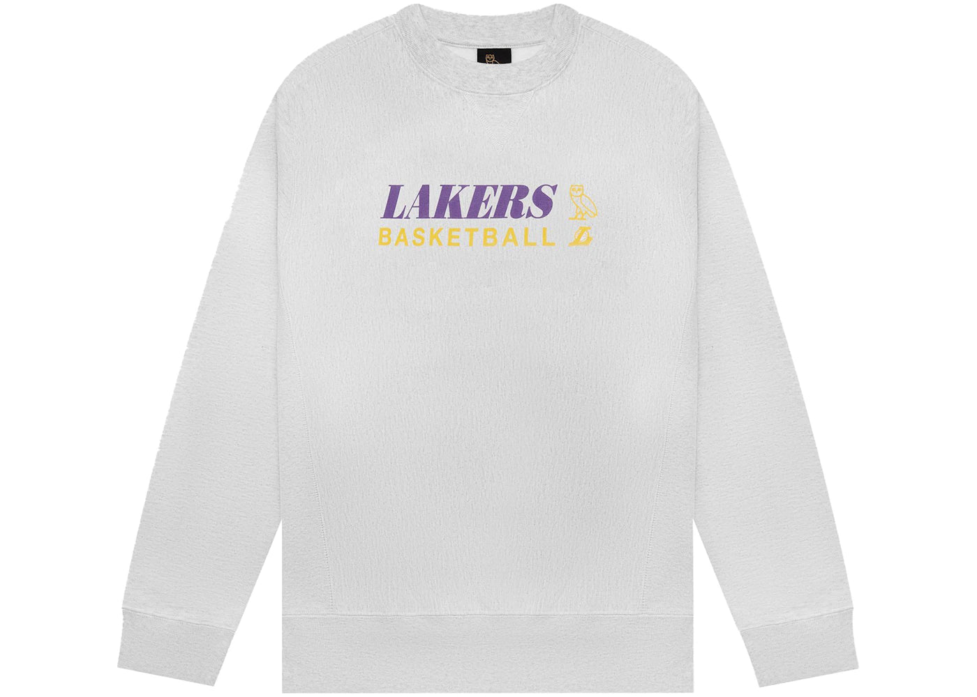 OVO x NBA Lakers Crewneck Grey