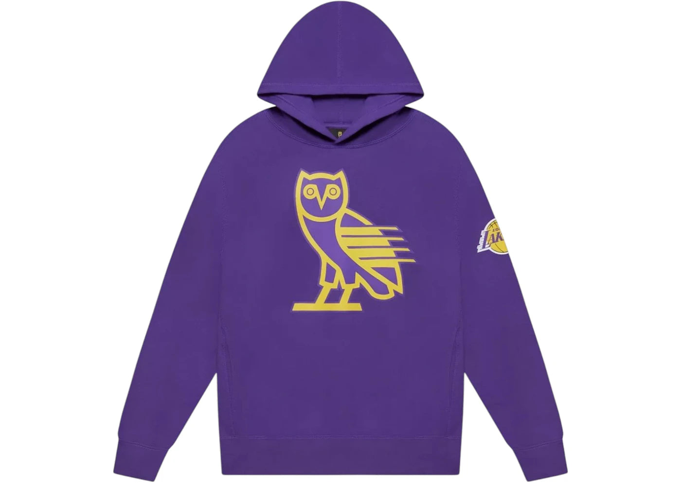 OVO x NBA Lakers OG Owl Hoodie Purple