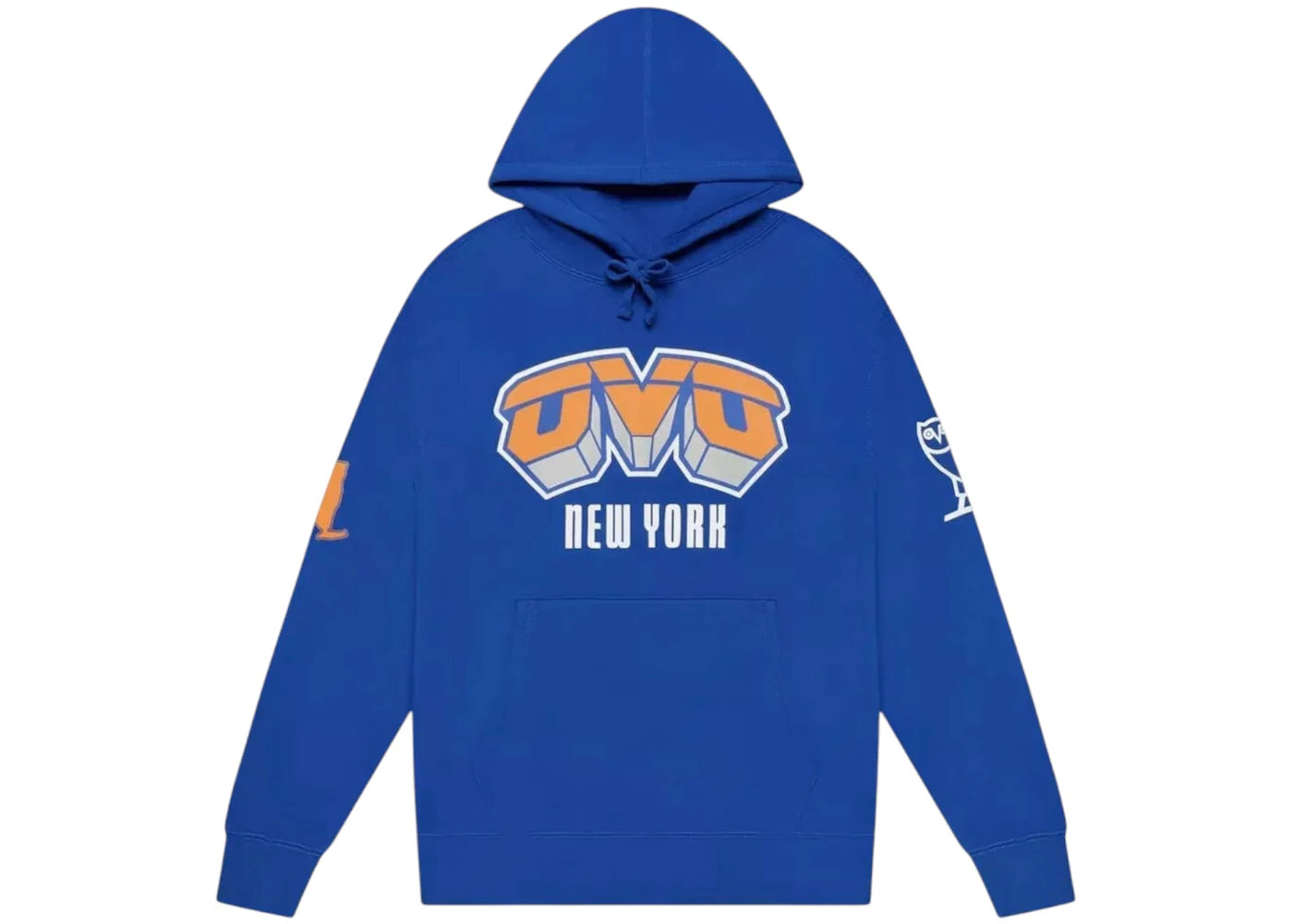 OVO x NBA New York Knicks Hoodie Blue
