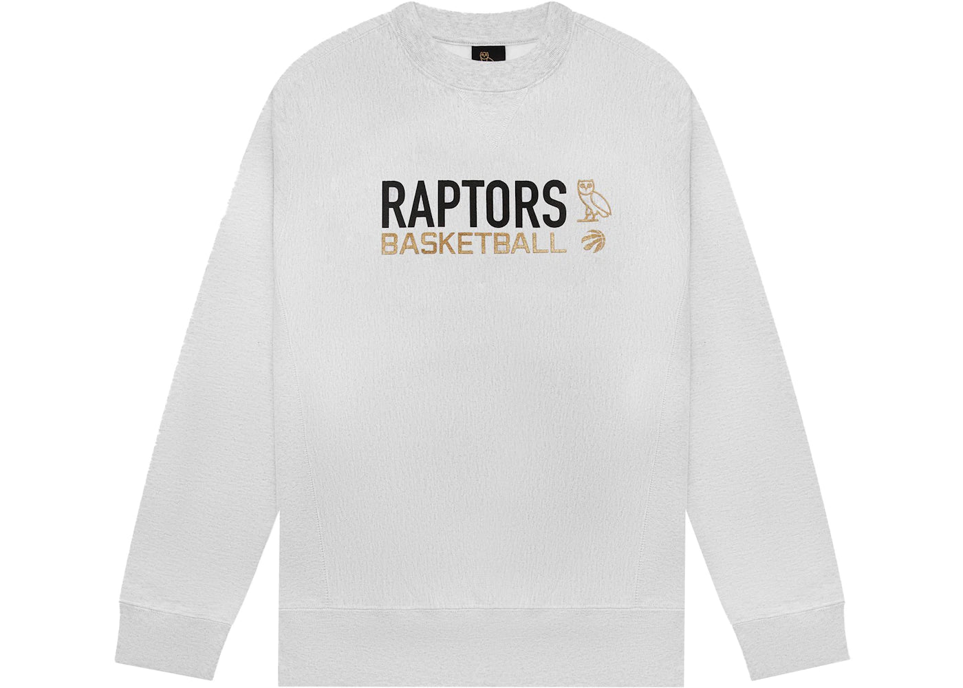 OVO x NBA Raptors Crewneck Heather Grey